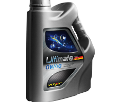 Премиальное синтетическое моторное масло Vitex Ultimate 0W40