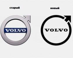 Volvo немножко меняет логотип